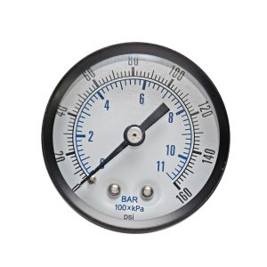 1/8″ BSP, 0-60 PSI (0-4bar), Brass Pressure Gauge